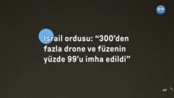 İsrail ordusu: “300’den fazla drone ve füzenin yüzde 99’u imha edildi”